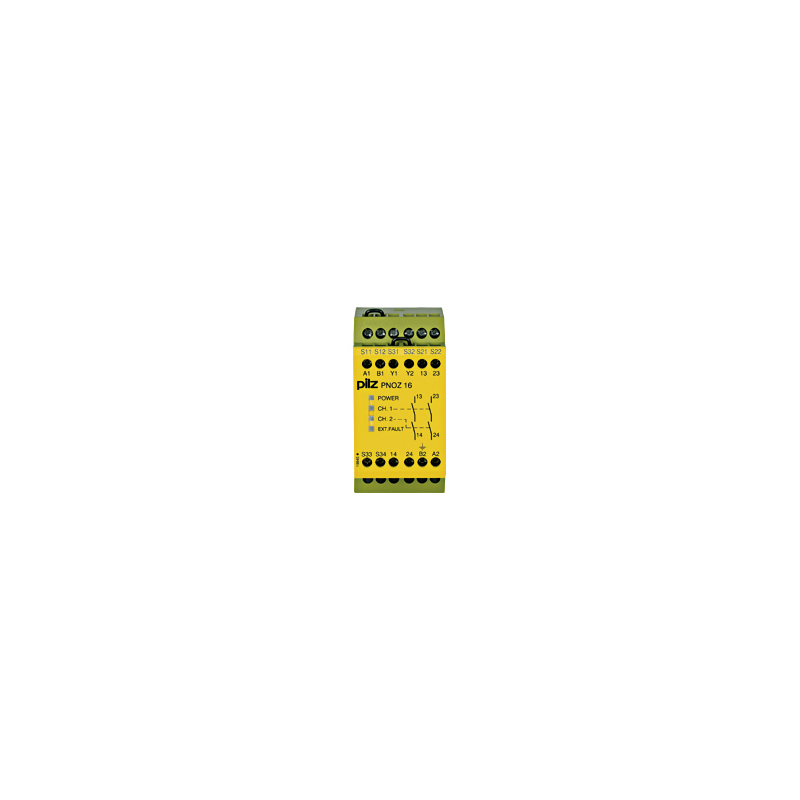 PILZ PNOZ 16 110VAC 24VDC 2n/o (New)