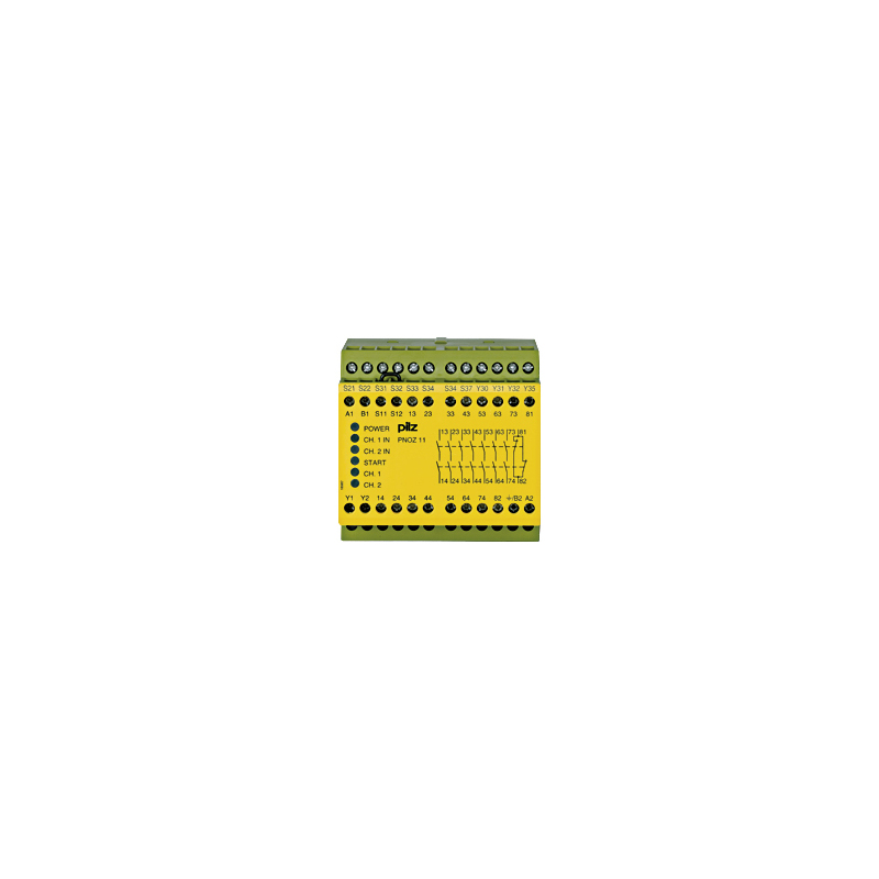 PILZ PNOZ 11 42VAC 24VDC 7n/o 1n/c (New)