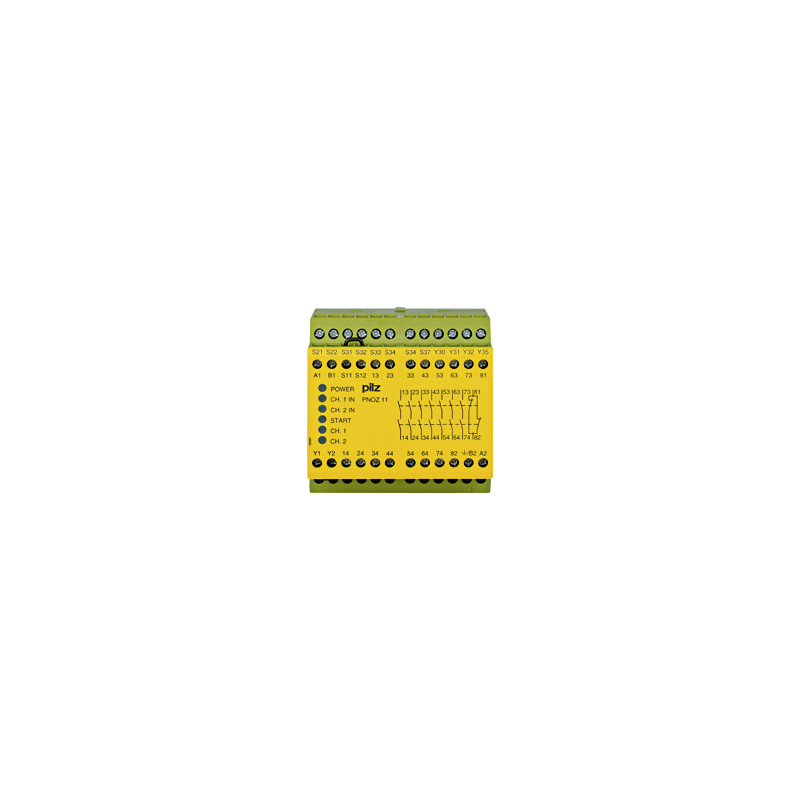 PILZ PNOZ 11 230-240VAC 24VDC 7n/o 1n/c (New)