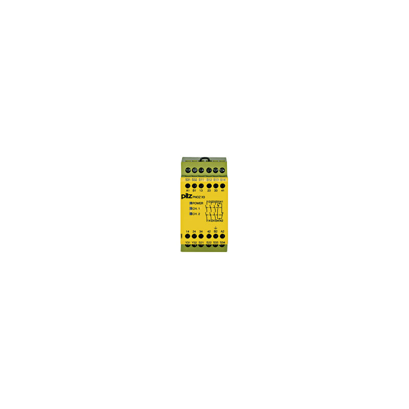 PILZ PNOZ X3 240VAC 24VDC 3n/o 1n/c 1so (New)