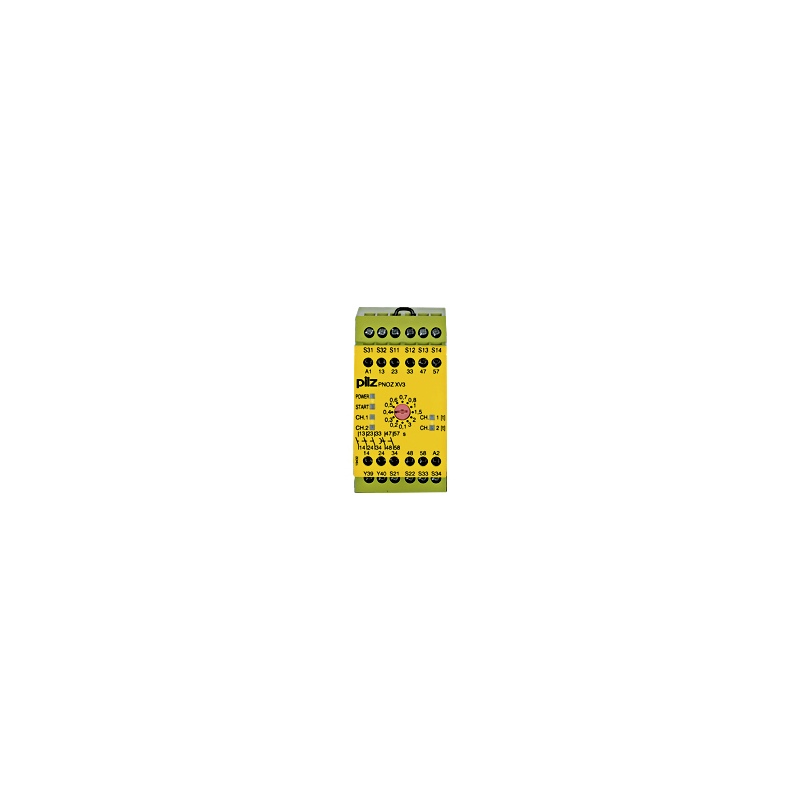 PILZ PNOZ XV3 3/24VDC 3n/o 2n/o t (New)