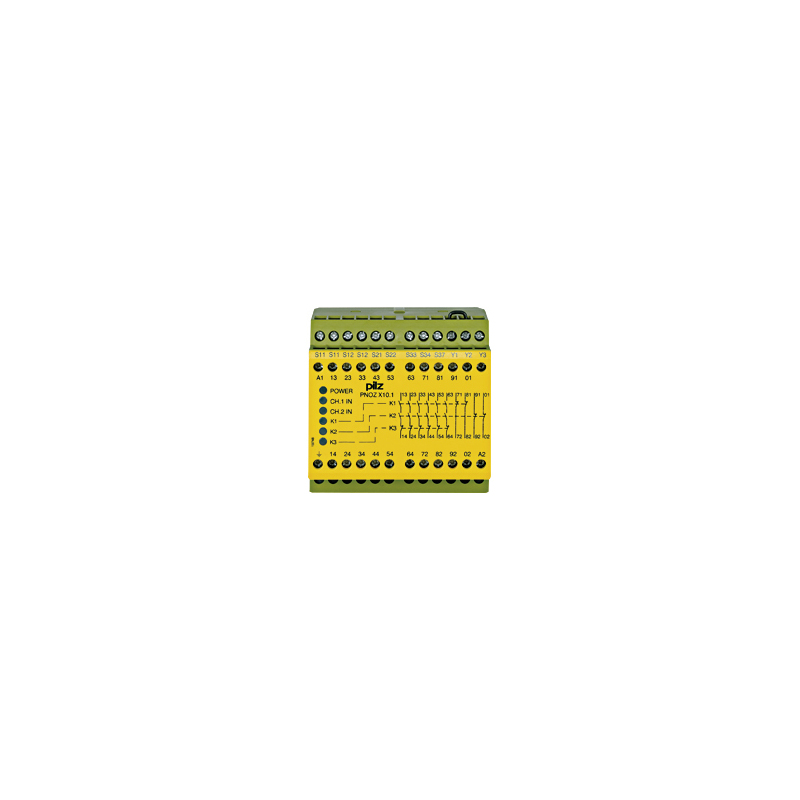 PILZ PNOZ X10.1 230-240VAC 6n/o 4n/c 6LED (New)