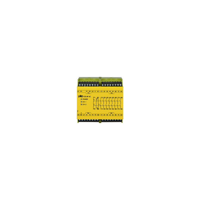 PILZ PZE 9P 24VACDC 24-240VACDC 8n/o 1n/c (New)