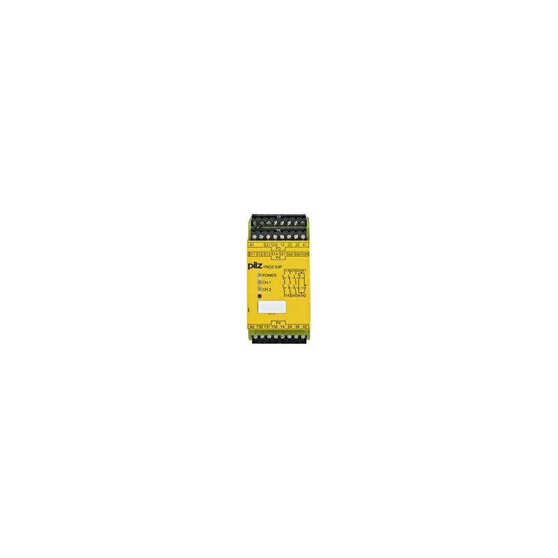 PILZ PNOZ X3P 24VDC 24VAC 3n/o 1n/c 1so (New)