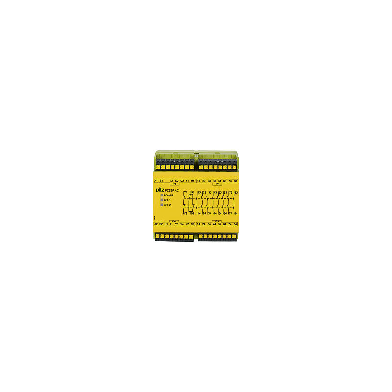 PILZ PZE 9P C 24VACDC 24-240VACDC 8n/o 1n/c (New)