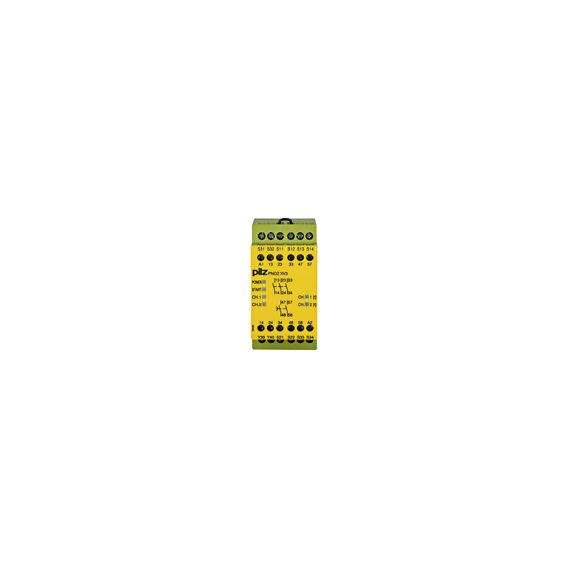 PILZ PNOZ XV3 3/24VDC 3n/o 2n/o t fix (New)