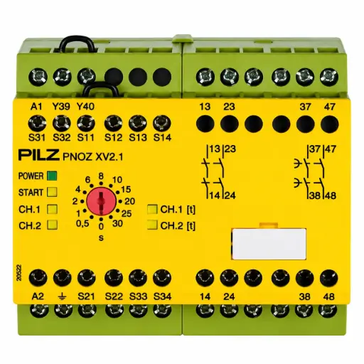 [774550] PILZ PNOZ XV2.1 30/24-240VACDC 2n/o 2n/o t (New)