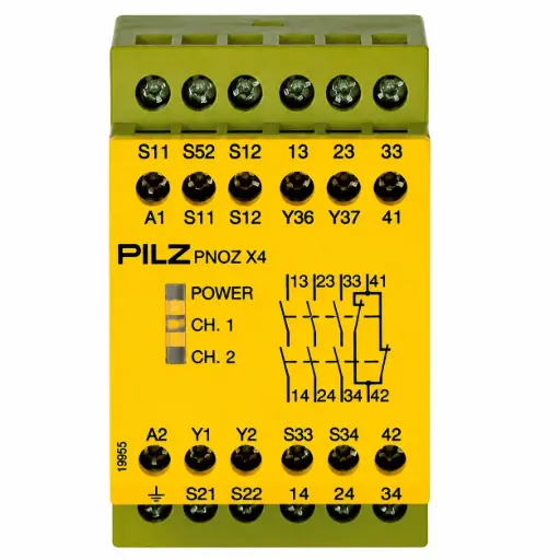 [774731] PILZ PNOZ X4 24VAC 3n/o 1n/c (New)
