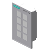 [6AV2127-1AB00-0LX1] SIEMENS/FA SIMATIC HMI KP8 PN LX, 8 short-stroke switches lon (New)