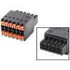 [6AV6881-0HE20-0AA0] SIEMENS/FA Connector, female, 8-pole, grid si (New)