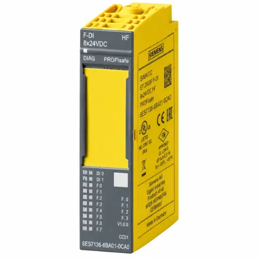 [6ES7136-6BA01-0CA0] SIEMENS/FA SIMATIC DP, electronic module for ET 200SP, F-DI 8 (New)