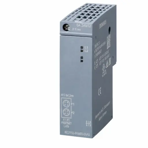 [6ES7193-6AM00-0AA0] SIEMENS/FA SIMATIC BusAdapter BA 2xM12, 2 x M (New)