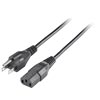 [6ES7900-0DA00-0XA0] SIEMENS/FA AC IEC cable, USA, Canada and others, 180° male to (New)