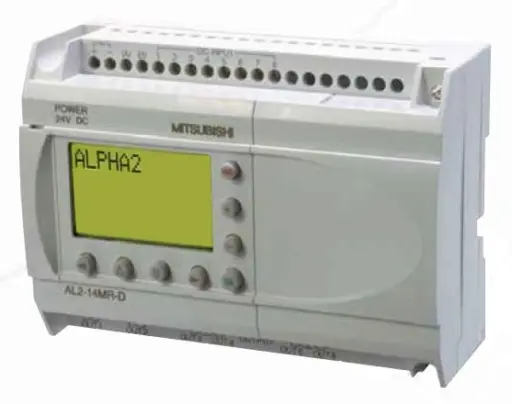 [AL2-14MR-D] MITSUBISHI/FA DC BASE UNIT, 8DC IN ANALOG/6 RELAY OUT (New)