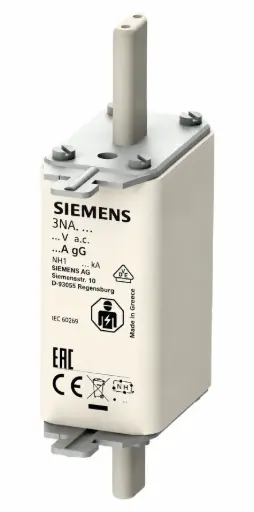[3NA3136] SIEMENS/EP cartucho de fusibles NH, NH1, Entr (New)