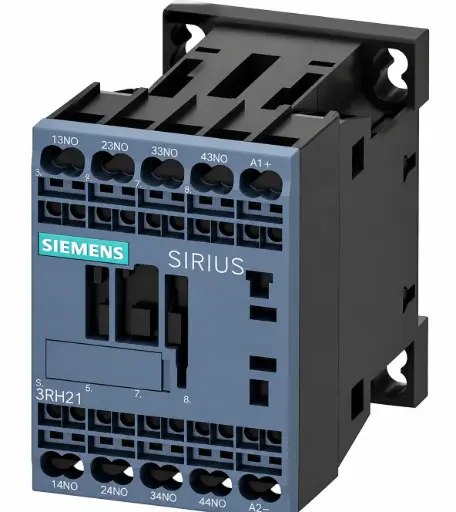 [3RH2140-2BB40] SIEMENS/EP contactor auxiliar, 4 NA, 24 V DC, borne de resort (New)