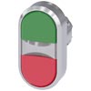 [3SU1051-3AB42-0AA0] SIEMENS/EP pulsadores dobles iluminado, 22 mm (New)