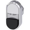 [3SU1051-3BB61-0AA0] SIEMENS/EP pulsadores dobles iluminado, 22 mm, redondo, metal (New)