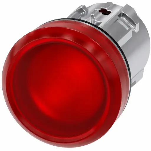 [3SU1051-6AA20-0AA0] SIEMENS/EP lámpara de señalización, 22 mm, redondo, metal, br (New)
