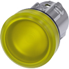 [3SU1051-6AA30-0AA0] SIEMENS/EP lámpara de señalización, 22 mm, redondo, metal, br (New)