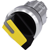 [3SU1052-2BC30-0AA0] SIEMENS/EP selector, iluminable, 22 mm, redondo, metal, brill (New)