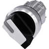 [3SU1052-2BC60-0AA0] SIEMENS/EP selector, iluminable, 22 mm, redondo, metal, brill (New)