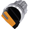 [3SU1052-2BF00-0AA0] SIEMENS/EP selector, iluminable, 22 mm, redondo, metal, brill (New)