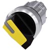 [3SU1052-2BF30-0AA0] SIEMENS/EP Selector iluminable, 22 mm, redondo, metal brillan (New)