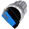 [3SU1052-2BF50-0AA0] SIEMENS/EP Selector iluminable, 22 mm, redondo, metal brillan (New)