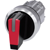 [3SU1052-2BM20-0AA0] SIEMENS/EP selector, iluminable, 22 mm, redon (New)
