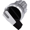 [3SU1052-2CF60-0AA0] SIEMENS/EP selector, iluminable, 22 mm, redondo, metal, brill (New)
