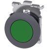 [3SU1060-0JA40-0AA0] SIEMENS/EP pulsador, 30 mm, redondo, metal, m (New)