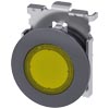 [3SU1061-0JB30-0AA0] SIEMENS/EP pulsador luminoso, 30 mm, redondo, metal, mate, am (New)