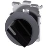 [3SU1062-2DC10-0AA0] SIEMENS/EP Selector iluminable, 30 mm, redondo, metal mate, n (New)