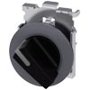 [3SU1062-2DF10-0AA0] SIEMENS/EP Selector iluminable, 30 mm, redondo, metal mate, n (New)