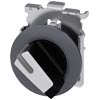 [3SU1062-2DF60-0AA0] SIEMENS/EP selector, iluminable, 30 mm, redondo, metal, mate, (New)