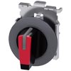 [3SU1062-2DL20-0AA0] SIEMENS/EP selector, iluminable, 30 mm, redondo, metal, mate, (New)