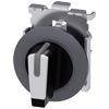 [3SU1062-2DM60-0AA0] SIEMENS/EP selector, iluminable, 30 mm, redondo, metal, mate, (New)