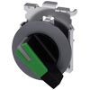[3SU1062-2EC40-0AA0] SIEMENS/EP selector, iluminable, 30 mm, redondo, metal, mate, (New)