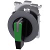 [3SU1062-2EL40-0AA0] SIEMENS/EP selector, iluminable, 30 mm, redondo, metal, mate, (New)