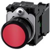 [3SU1100-0AB20-1BA0] SIEMENS/EP pulsador, 22 mm, redondo, plástico (New)
