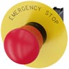 [3SU1100-1HB20-1PG0] SIEMENS/EP Pulsador de seta de parada de emergencia, 22 mm, r (New)