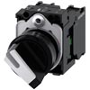 [3SU1100-2BF60-1MA0] SIEMENS/EP selector, iluminable, 22 mm, redondo, plástico, bl (New)
