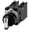 [3SU1100-2BM60-3LA0] SIEMENS/EP selector, iluminable, 22 mm, redon (New)