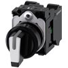 [3SU1100-2BM60-3NA0] SIEMENS/EP selector, iluminable, 22 mm, redon (New)