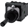 [3SU1100-7BF10-1QA0] SIEMENS/EP manipulador, 22 mm, redondo, plástico, negro, 4 po (New)