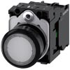 [3SU1102-0AB70-1BA0] SIEMENS/EP pulsador luminoso, 22 mm, redondo, plástico, trans (New)