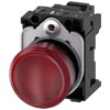 [3SU1102-6AA20-3AA0] SIEMENS/EP lámpara de señalización, 22 mm, redondo, plástico, (New)