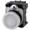 [3SU1102-6AA60-1AA0] SIEMENS/EP lámpara de señalización, 22 mm, redondo, plástico, (New)