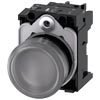 [3SU1102-6AA70-1AA0] SIEMENS/EP lámpara de señalización, 22 mm, redondo, plástico, (New)
